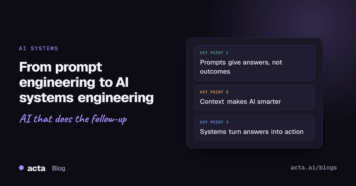 Cover illustration for an article on the shift from prompt engineering to context engineering and AI systems engineering